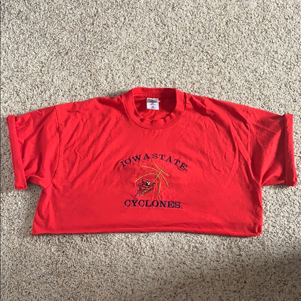 Oversized Cropped ISU T-shirt